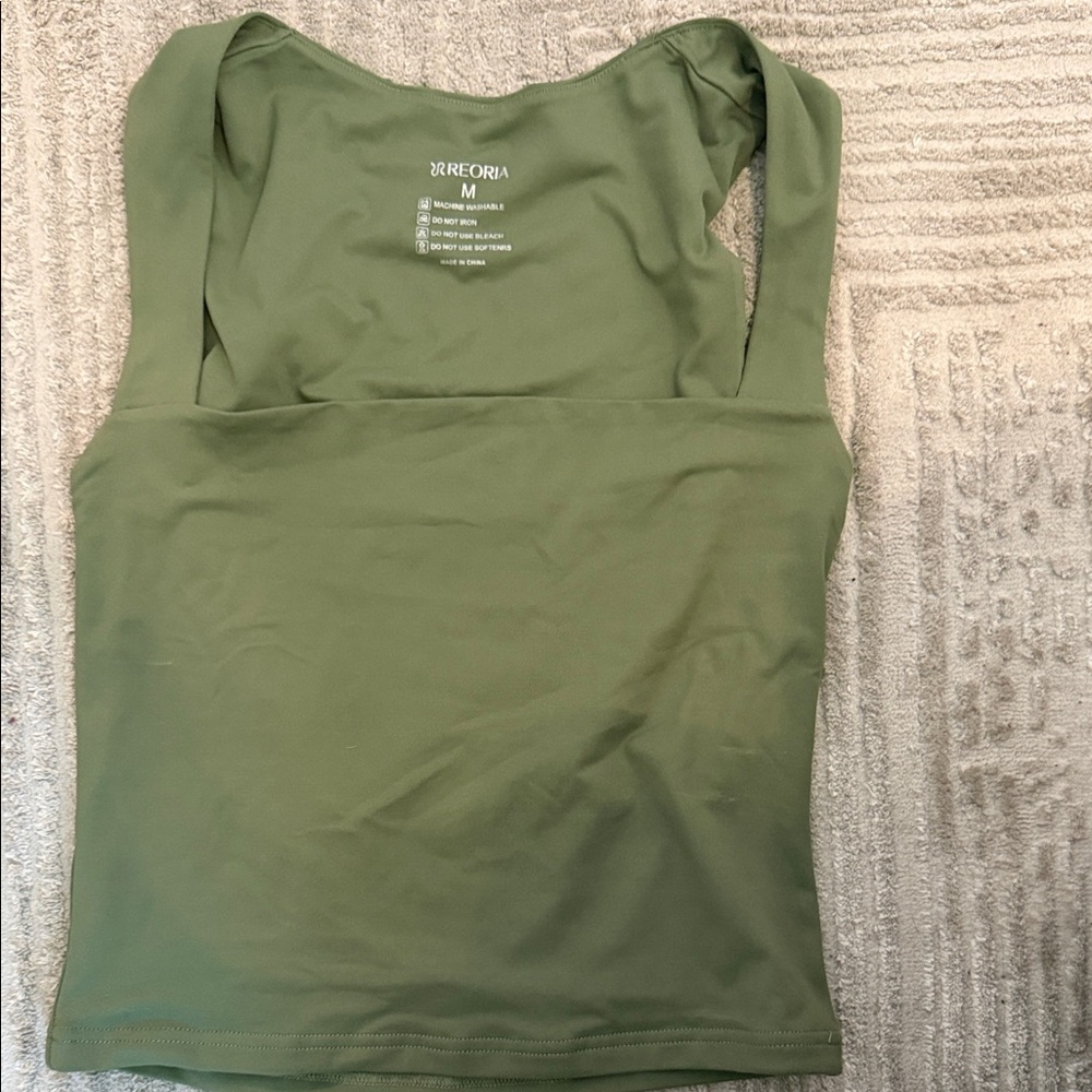 Olive Green Women's Top